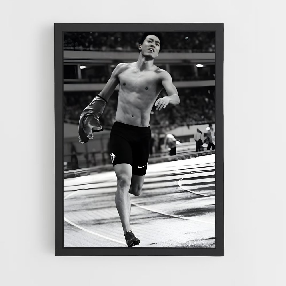 Poster Liu xiang – affiche Athlétisme (vue 2)